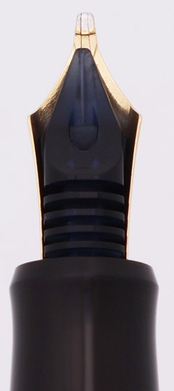 Pilot Custom 74 Fountain Pen (1995) - Black w Gold Trim, C/C, 14k